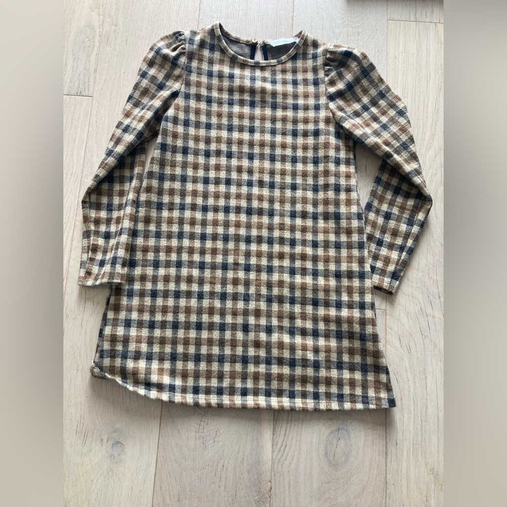 zara kids gingham dress size 9 - never worn